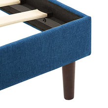 vidaXL Giroletto Blu in Tessuto 160x200 cm