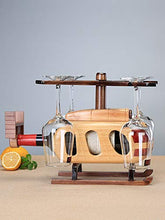 weichuang Wine Glass Rack Creativo cremagliera del Vino Bicchiere Vino Rack Decorazione Wine Rack a Testa in Giù Bicchiere di Vino cremagliera casa in Legno massello Creativa Europea Rack Wine Glass