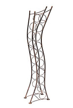 DanDiBo Scaffale per Vini Art.244 Porta-Bottiglie 125 cm Porta-Bottiglie Scaffale per Bottiglie in Metallo