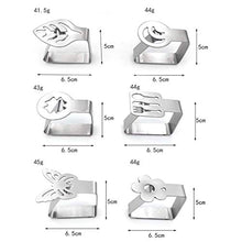 Meirrai Morsetti per Tovaglie in Metallo per Esterni Morsetti per Tovaglie in Acciaio Inossidabile Morsetti per Tovaglie Morsetti per Tavoli Copritavolette, 4 Pezzi (Tableware)