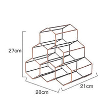 jiji Portabottiglie per Vino Vino Wine Rack Bagagli Holder 6 Bottle Holder Wine Rack Stand del risparmiatore dello Spazio Protector controsoffitto Libero Basamento del Vino Rack Scaffale per Vino