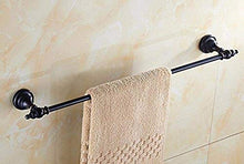 JKCKHA Northern Europe. A Parete Rack Rail da Bagno cremagliera Rack Appendiabiti in Bronzo Nero Unico Rack 62 Centimetri