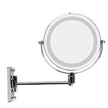 Strumento di Bellezza Accessori per Trucco Specchio per Trucco a Parete con Luce, Specchio per Trucco a Parete a 360 Gradi Specchio per Trucco per comò per toletta
