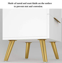 Comodini camera Comodino con Gambe in Metallo con credenze a Due cassetti Letto Mini Armadio Contenitore Due cassetti 480X400X350MM