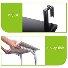 N/Z Daily Equipment Side Tables Folding Balcony Deck Table Adjustable Balcony Railing Table Folding Table Hanging Railing Table Dining Garden for Portable Barbecues Food Drinks Decorations