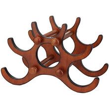 Scaffale Legno Porta Vino Pratico Scaffale Per Bottiglie Di Vino Portabottiglie Per Vino - Decorazioni Per La Casa Portabottiglie, Può Contenere 6 Bottiglie Di Vino Rosso