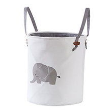 Wancr camera da letto per bambini Toy cassette in scatola con manici pieghevoli biancheria sporca cesta portaoggetti organizer portaoggetti contenitore Baby Elephant