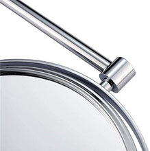 QAZW Specchi da Bagno con Ingrandimento 10x, Specchi da Bagno con Ingrandimento a Doppia Faccia, 360 °,Silver-6in-5X