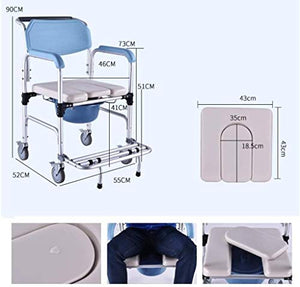 Heavy Duty bariatrica Folding Commode Stand Alone Bed Side Commode e Over The Commode igienici