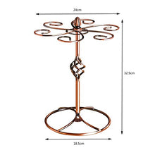 LXH-SH Cremagliera del Vino Nana calici di Vetro stenditoio, 6 Supporto Ganci Vino Calici Gancio di Metallo Champagne Vetro Calici Rack scaffali Vino contatore