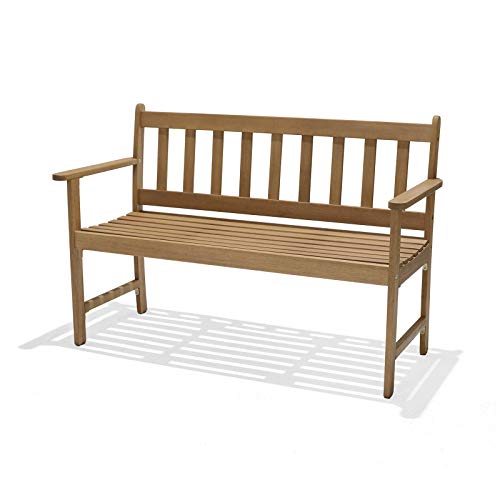 CHILLVERT Panchina da Giardino Milano 2 Posti Legno 51,9x118,5x79,9 cm