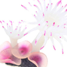 Fgyhty Acquario Fish Tank Silicone Corallo Anemone impianto di Decorazione Design Calcestruzzo Simulazione di Base Piante Ornamenti
