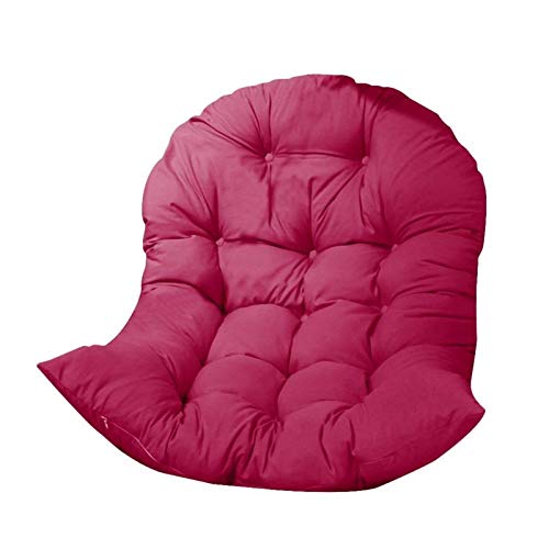 Cuscino del Sedile della Sedia per l'altalena Pulsanti Interni ispessiti Una Facile rimozione e Installazione dei Cuscini Amaca Appeso alle Uova Ispessito da Ufficio Supporto Lombare Posteriore