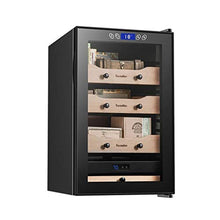 Armadio per Sigari Umidificatore A Temperatura E umidità Costanti Mini Armadietto per Sigari per Uso Domestico Ripiano in Legno di Cedro Super Grande capacità può Contenere 300