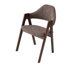 WANG Sedia da Ufficio Sedia, Rivestimento in Tessuto sfoderabile e Lavabile Schienale ergonomico con Curva Struttura in Legno massello Soggiorno/Ristorante Ristorante Sgabello 5 Colori Arredo Bar
