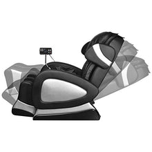 Vislone Poltrona da Massaggio Relax Elettrica Reclinabile in Ecopelle Nera Schermo Comandi,Poltrona Massaggiante Relax Elettrica Reclinabile in Similpelle Nera con Schermo Comandi