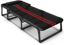 CDFC Pieghevole reclinabile Sole Lettino Giardino Camping Bed Sedia Accompagnatore Bed Letto Sun Regolabile in TextOline