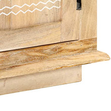 vidaXL Comodino 40x30x46 cm in Legno Massello di Mango