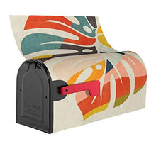 Shape Leave Modern Mid Century Unique Designed Magnetic Cassetta delle Poste Copre Postali Box Cover per Giardino Yard Decor Dimensioni Standard 51x48 Pollici