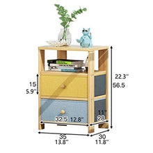 YGB Comodino Comodino Moderno con mensola portaoggetti Comodino con cassetto Organizzatore Armadio portaoggetti Scrivania Comodini Camera da Letto Comodino Comodino