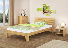 Erst-Holz Solido Letto in Pino massello 120x200 Anche per Ragazzi con doghe rigide 60.62-12