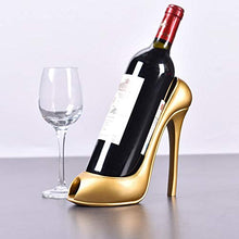 Cremagliere del vino scarpe con i tacchi alti portabottiglie portaoggetti decorazioni per la festa nuziale ornamenti decorazione gif figurine/oro champagne