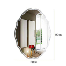 Wall mirror Specchio da toeletta, Specchio antiappannamento, Specchio da Bagno, Specchio cosmetico a Parete, lavabo a Forma Speciale, Specchio Ovale ad Alta Definizione a Parete