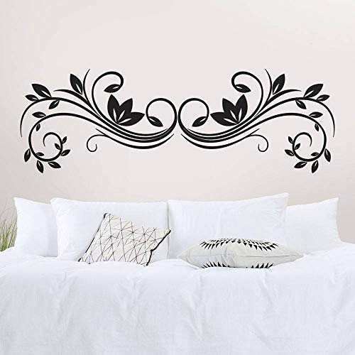 T-MK353 - Adesivi per testiera del letto, 57 x 180 cm, colore: Nero