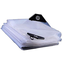 JX-PEP Trasparente incatramata, Clear Panno Tarp, Foglio Tenda Telo di plastica, per Uso Esterno coperture Impermeabili Tarp Pioggia Panno, Stare al Caldo, Protezione Solare,2 * 8m