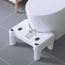 LILI Toilette Accovacciata Sgabello da Bagno Vasino da Bagno con Piedini Antiscivolo Squat Aiuti Stitichezza Pile Sollievo IBS
