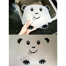 TOPBATHY Orso da Cucina con paraspruzzi per Acqua con Ventose per lavello Lavandino per Bagno e Verdure