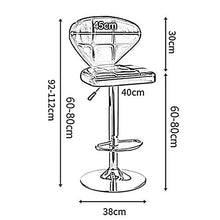Mobili Sgabelli Da Bar Sedie Da Bar Con Sollevamento Semplice, Con Cuscini In PU E Rotazione Di 360 Gradi, Per Il Bancone Della Colazione, Pranzi, Sgabelli Alti Da Pub (6 Colori)(Color:D'oro)