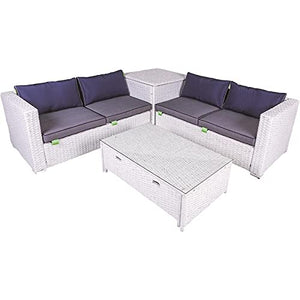 Enrico Coveri Salotto Completo Contenitore Imperial Trend WIKER Bianco