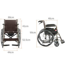 Sedia A Rotelle Leggera per Sport E Tempo Libero con Comoda, Sedia A Rotelle Semovente Pieghevole Carrello per Tubi in Acciaio Medico Assistenza Sanitaria A