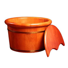 NUBAOgy Vasca Per Pediluvio, Vasca Per Pediluvio, Vasca Per Pedicure In Rovere, Vasca Per Pediluvio Per Uso Domestico, Pedana Per Il Vapore, Ciotola Per Pedicure, Regalo Per La Salute Di Mezza Età E P