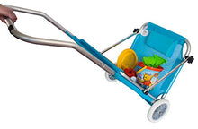 Joy Summer Spiaggina con Ruote Trolley Sedia Sdraio con Posizione Mare Spiaggia Piscina Arancione