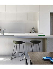 MYAOU Sgabelli da Bar in Metallo Sedile in plastica Sedie da Cucina con Gambe in Ferro battuto Sgabelli da Bar per Colazione Sgabello Alto con poggiapiedi 65 cm / 75 cm