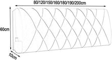 LANG ZI Fodera per Testata Letto Copertura per Testiera per Letto Copri Testata Letto 150/160/180/190cm Matrimoniale/Singolo Premium Imbottita Elastica Copritestata Letto Fodera Protezione