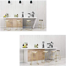 Yxsd Bar Stool insieme di 2 stile Sgabelli Battuto sedia ristorante fast-food Alta Moda for le cucine Colazione Sgabelli poggiapiedi imbottito rotonda Sedile pranzo Cucina Bar Patio Cafe presiede i pi
