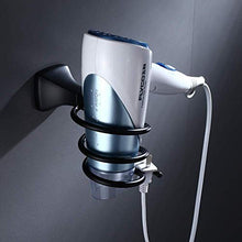 AGGF Mensola per Bagno Porta asciugacapelli Mensola per Bagno Nera Accessori per Bagno Accessori per Bagno