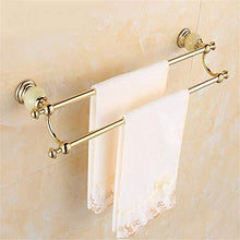 PYROJEWEL A Parete Rail Bagno cremagliera Bagno cremagliera Rack Appendiabiti Jade Rack d'oro in Acciaio Inossidabile Placcato Oro Rack Bar Marmo Hardware Pendant 60 * 25cm mensola da Bagno