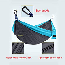 GRTBNH Amaca da Campeggio da Viaggio, Altalena Sospesa in Nylon 210T Traspirante con Fascia per Albero Regolabile, Amache da Esterno per Escursioni in Spiaggia da Viaggio in Giardino