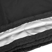 ffu - Copertura per sedia da tavolo da esterno, impermeabile, in tessuto Oxford, rotondo, resistente alla polvere, per giardino, 230 x 110 cm