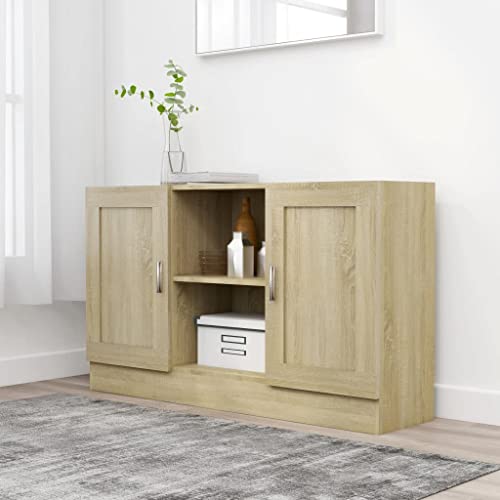 vidaXL Credenza Rovere Sonoma 120x30,5x70 cm in Truciolato