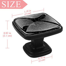 matematica (2) 4 PCS Pomelli per Porta, Pomolo per Mobile, Pomelli per Mobili con Viti, Maniglia per Armadietto, Pomelli per Porta, Pomelli per Cassetti per Porta, Armadio, Cassetto e Credenza
