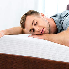 BedStory - Materasso 140 x 190 x 18 cm, in lattice infuso per migliorare il sonno, mi-morbido, traspirante, antiacaro, rivestimento sfoderabile e ipoallergenico