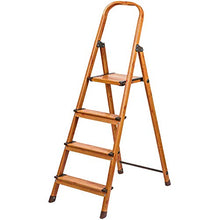Tatkraft Upgrade 4 I Scaletta Pieghevole Multifunzione Domestica a 4 Gradini Anti Scivolo Leggero e Robusto I 43.5x79.5x135 cm