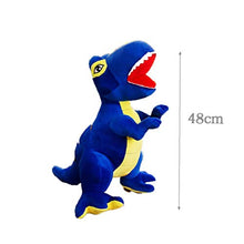 Giocattolo del fumetto della peluche bambola animale dinosauro per i bambini del regalo di compleanno della decorazione della casa Forniture Dimensioni 48 cm Blu