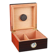 Cigar Box, Cigar Humidor Humidor, Legno di Cedro Cigar Box, Portable Cigar Box può Tenere 30 Alta qualità (Size : 22x22x11.2cm)