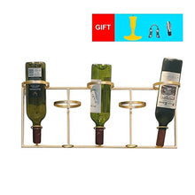 LYLY Portabottiglie Semplice Rivestimento in Ferro battuto per Vino a Parete Appeso per Bar a Domicilio Decorazione Moderna Vino Cantina Porta Vini